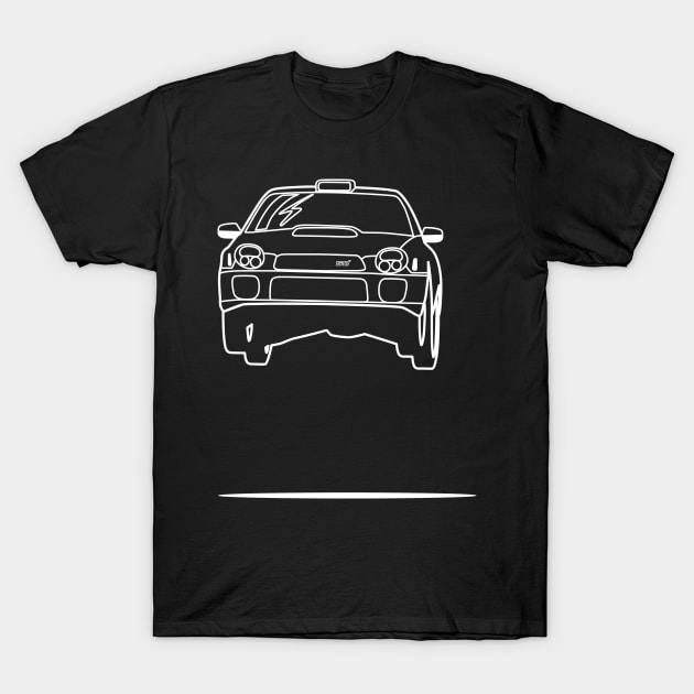 SUBIE Rally Jump T-Shirt by HSDESIGNS